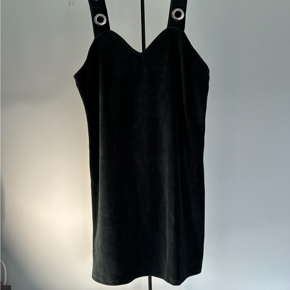 Black Velvet Mini Dress